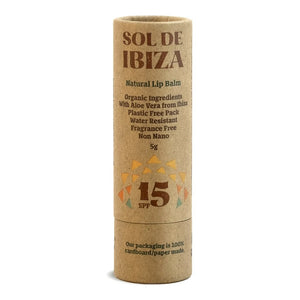 Sol de Ibiza - Bálsamo labial natural SPF15 - 5 g