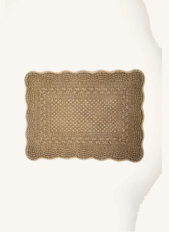 Olsson & Jensen - Delphine Individuales - Set de 4 | Marrón topo