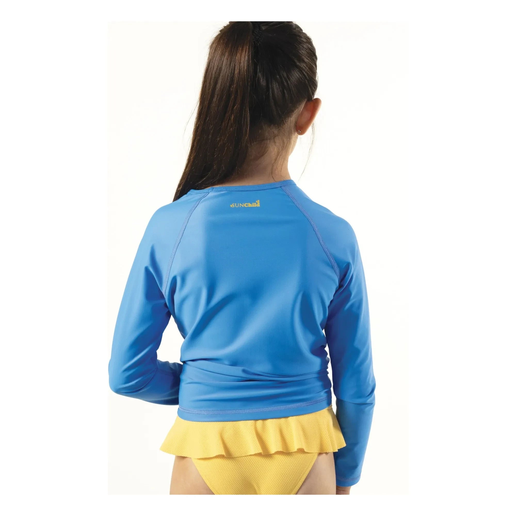 Sunchild - Saco Smallpalm UV korumalı T-shirt | Azure mavi