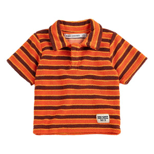 Bobo Choses - Polo de rayas para bebé | Naranja