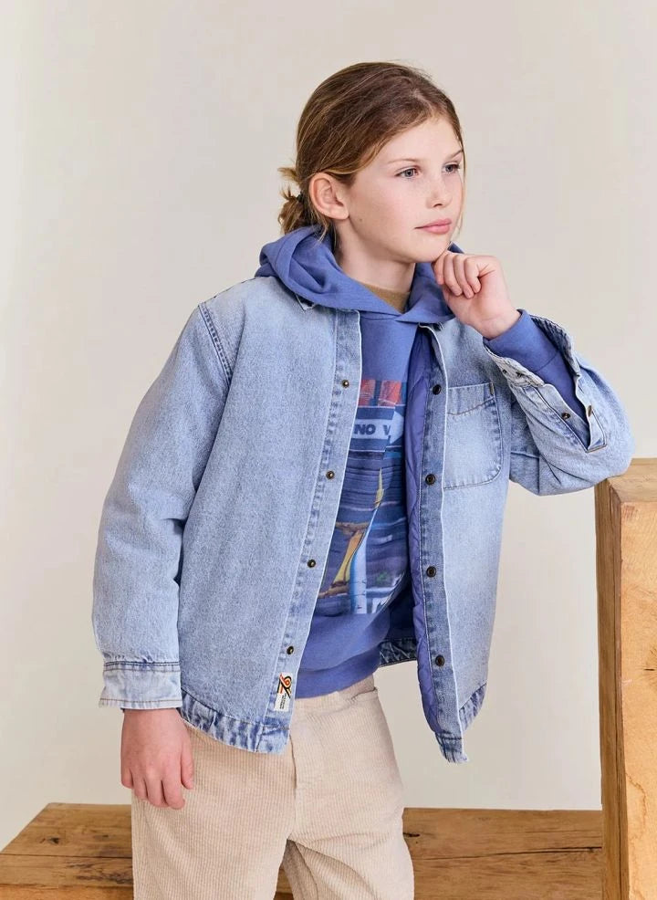 AO76 - Lou Denim Overshirt | Açık Denim
