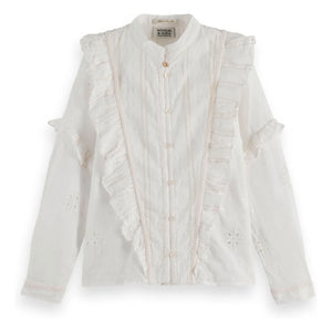 Scotch & Soda - Ruffled Blouse | Cream