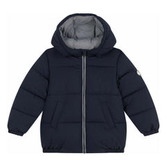 Petit Bateau - Striped Inflatable Jacket | Navy Blue