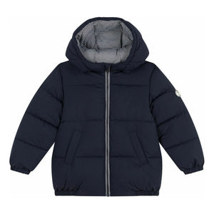 Petit Bateau - Striped Inflatable Jacket | Navy Blue
