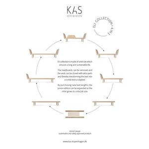 KAS Kopenhagen - Eli Children's Bed | Light Oak