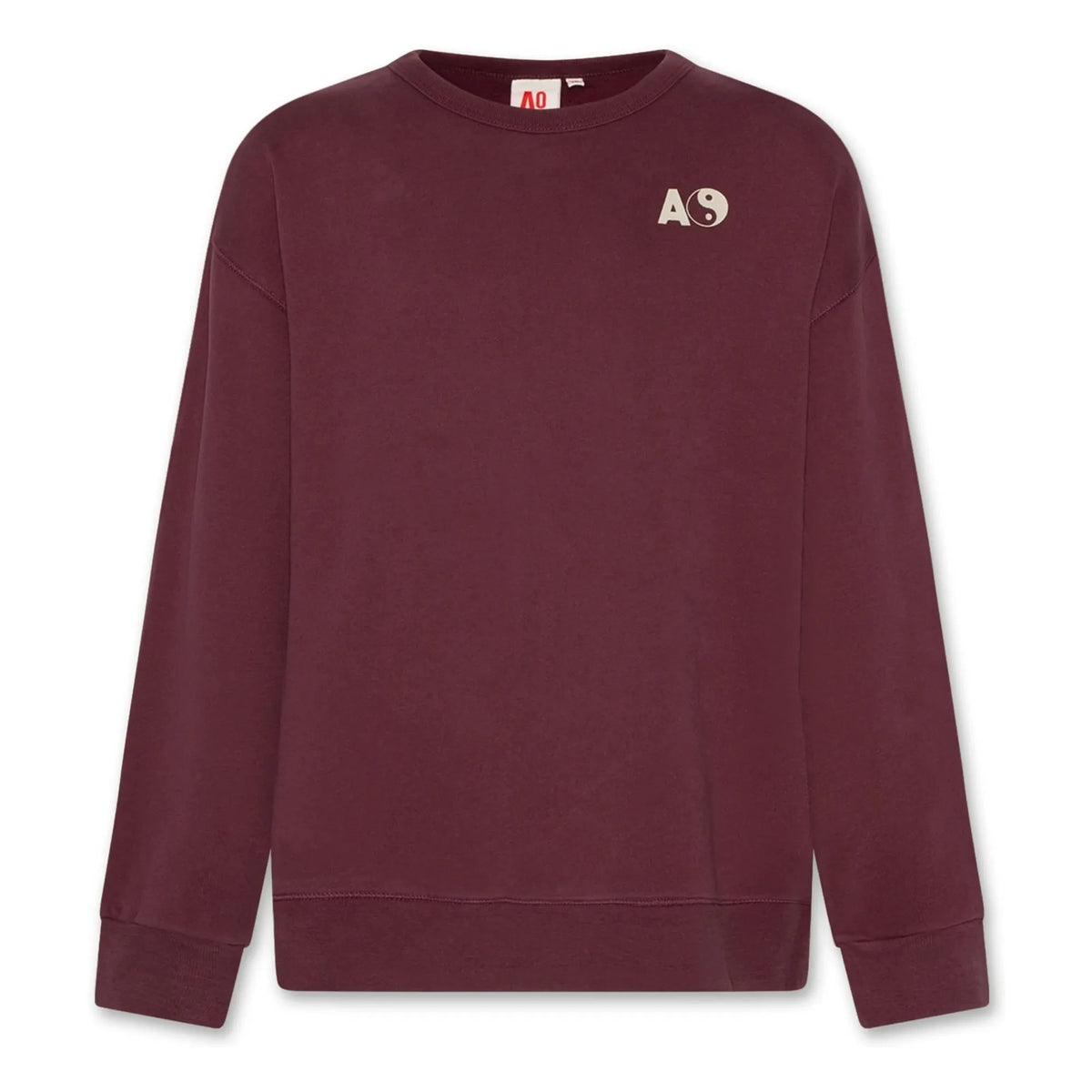 AO76 - Oscar Sorry organik pamuk sweatshirt | Bordo
