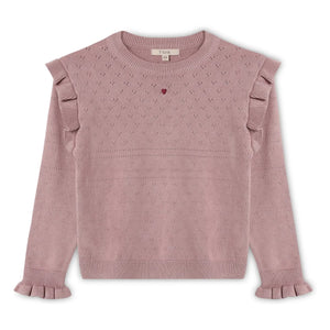 Fliink - Pullover aus recycelter Faser | Rosenholz
