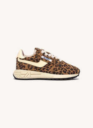 Autry - Reelwikid Niedrig Wildleder Sportschuhe | Leopard