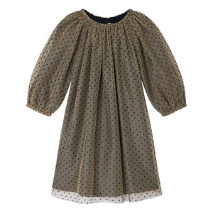 Bonpoint - Vestido Just Tulle Flocke | Or