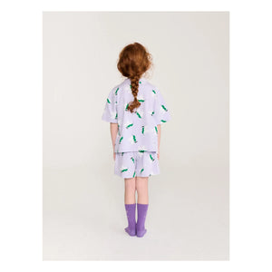 Bobo Choses - T-Shirt und Shorts-Set mit Mausmotiv aus Bio-Baumwolle | Lila