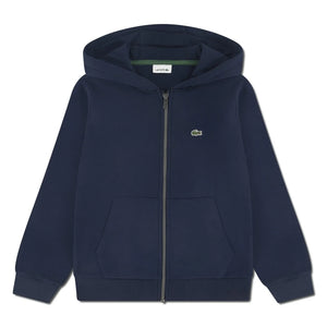 Lacoste - Sudadera con Capucha y Cremallera con Logotipo | Azul Marino