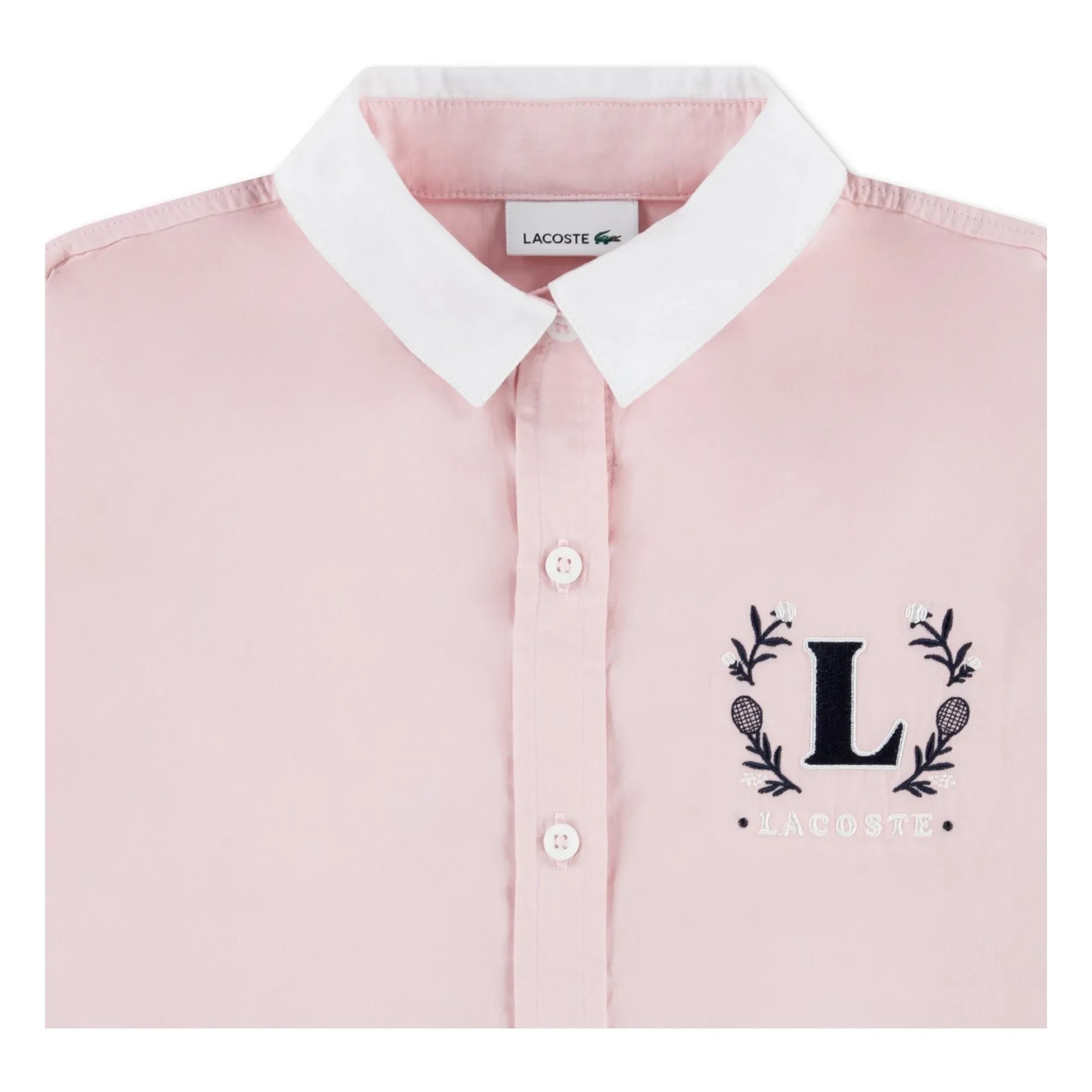 Lacoste - Gömlek L Organik pamuk | Açık Pembe