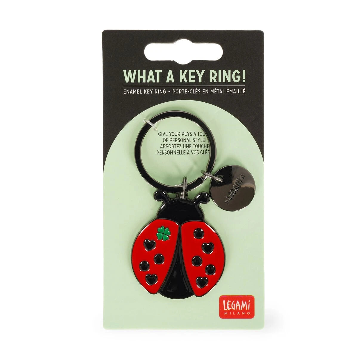 Legami - Enamel Key Chain - Uğurböceği - What a Anahtarlık!
