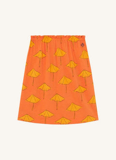 حيوانات أوبسيرفاتوري - تنورة جيرسي مظلة صغيرة | برتقالية