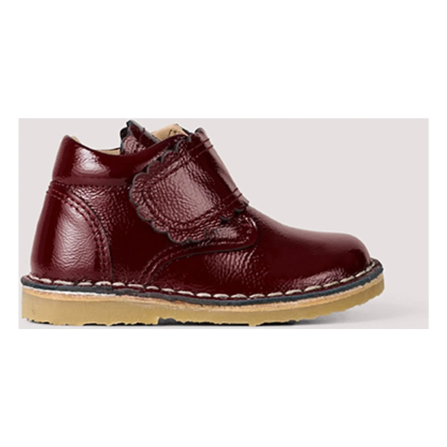 Petit Nord - Gestreifte Kämme-Stiefel | Bordeaux
