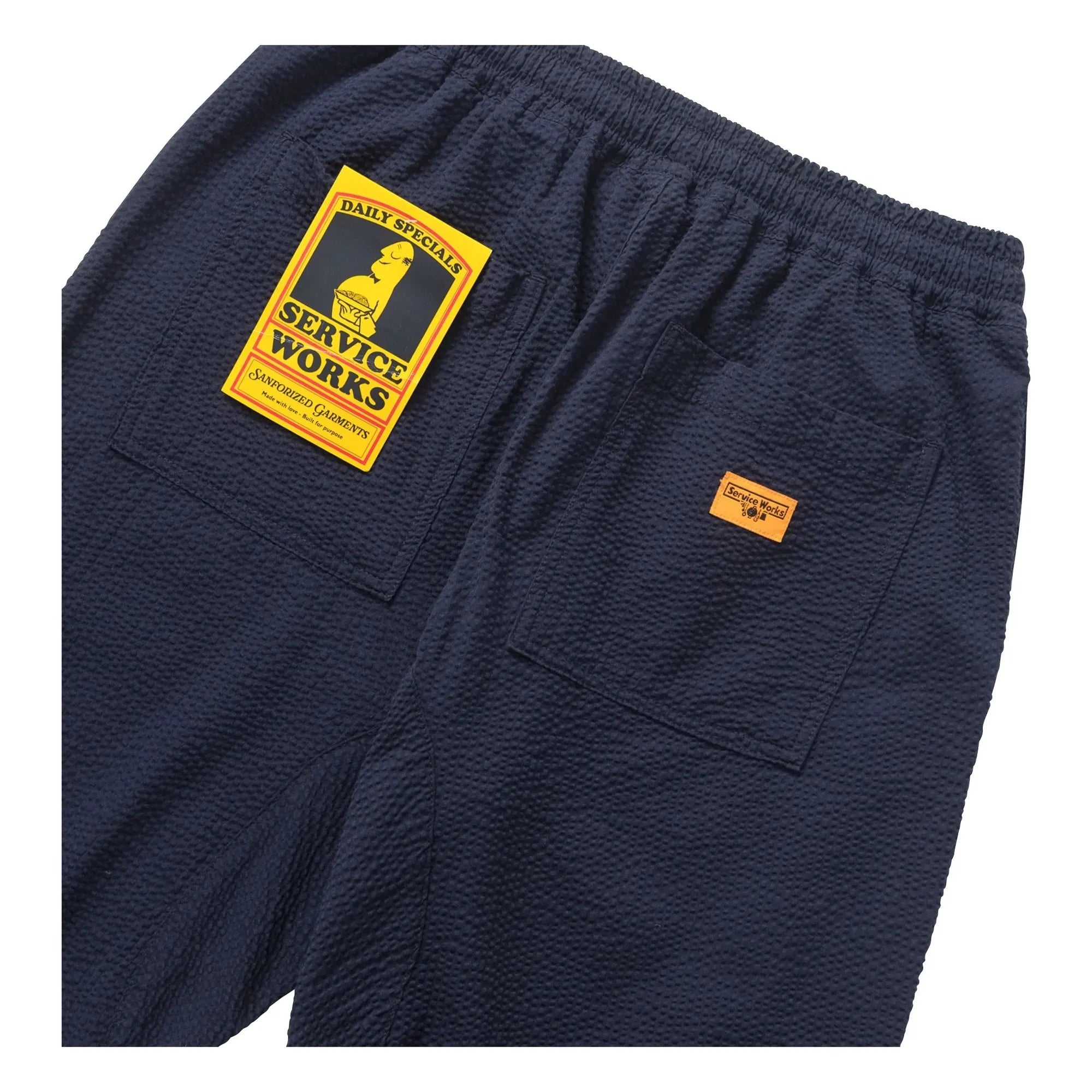 Service Works - Chef Seersucker Pants | Dark Blue