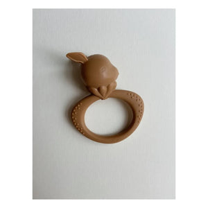 Konges Sløjd - Bunny Teething Ring | Brown