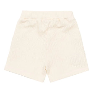 Donsje - Petar Waffle Kurze Shorts | Elfenbein
