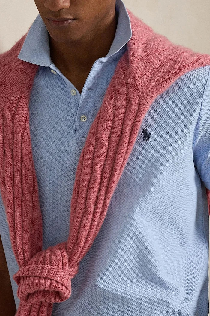 قميص قطني بياقة Polo Ralph Lauren
