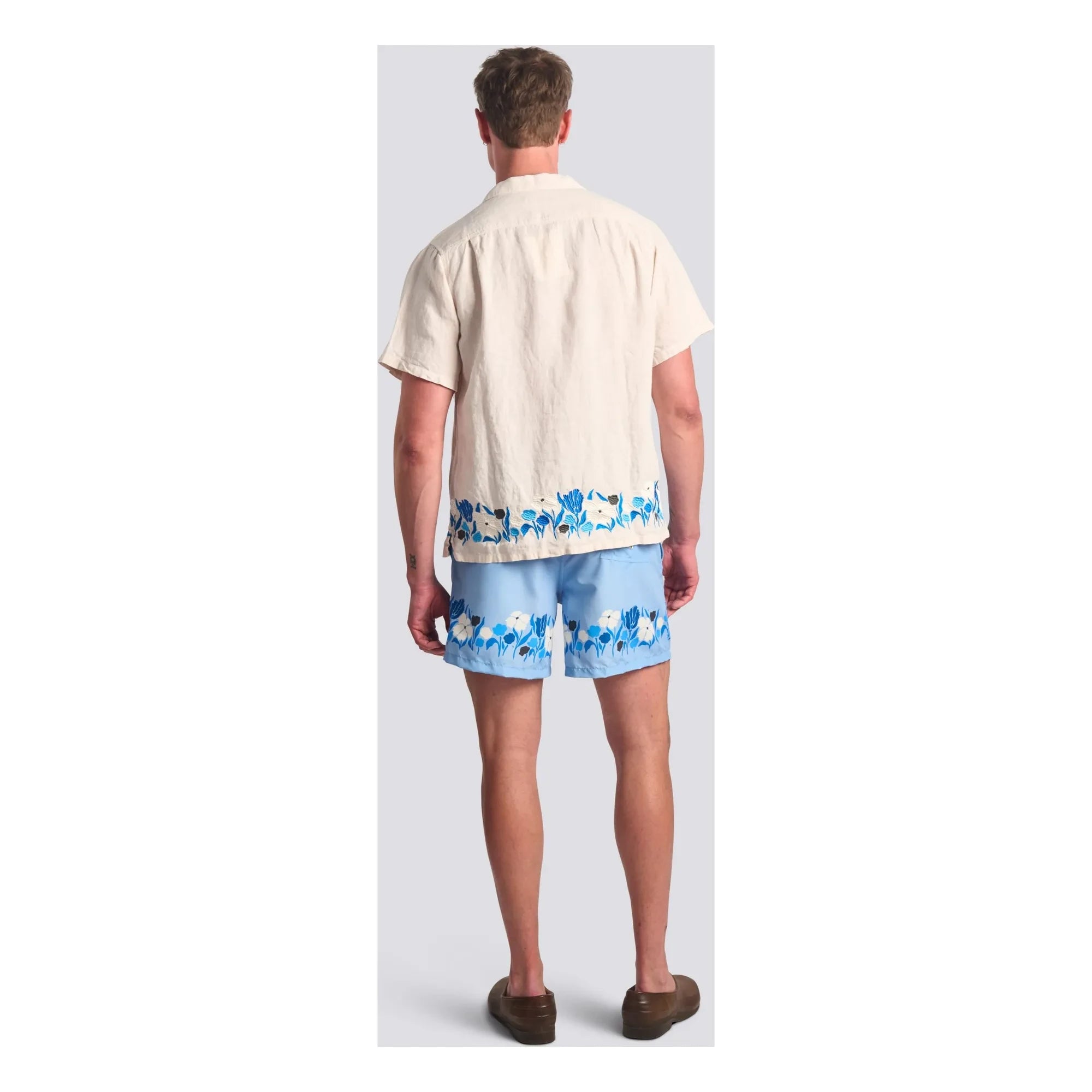 Bather - Camp Leinen Hemd | Creme