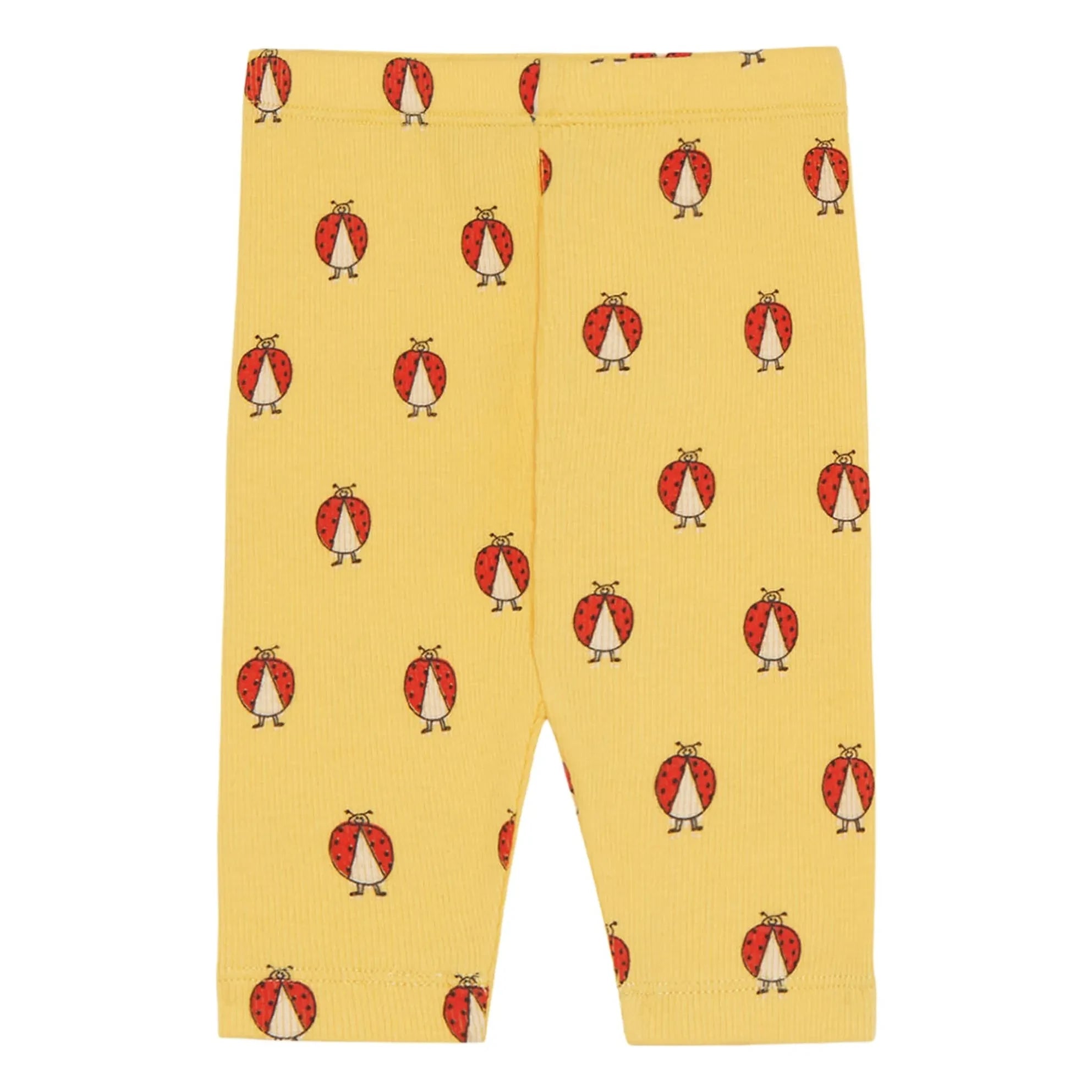 The Campamento - Organic Cotton Ladybug Leggings | Yellow