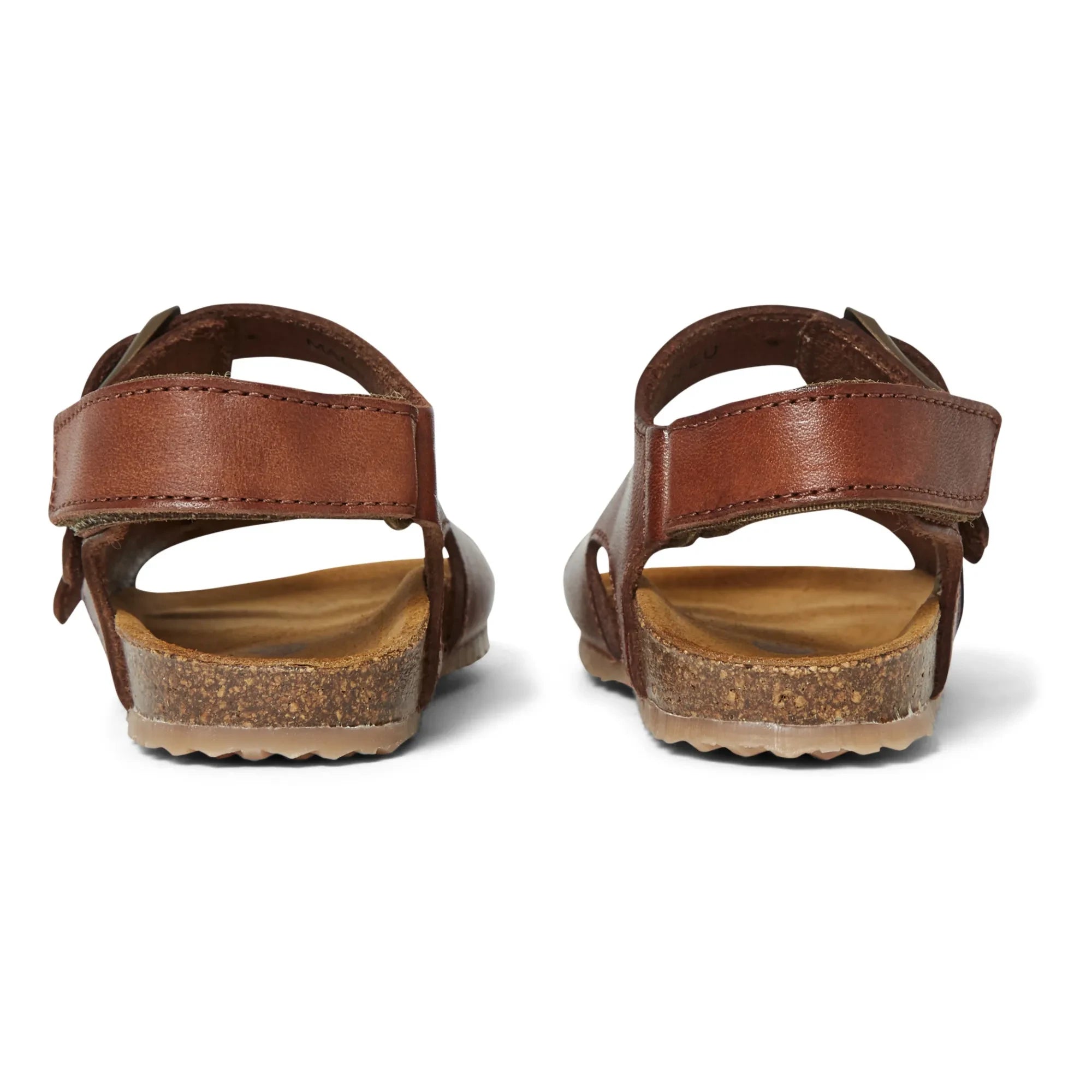 Pèpè – Sandalen mit zwei Schnallen | Cognac