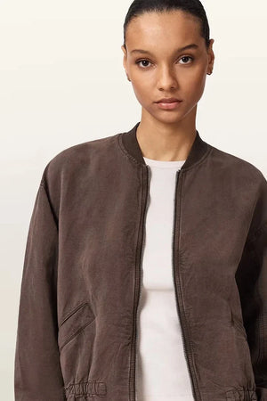 Bomber de lino para mujer AllSaints SOFI