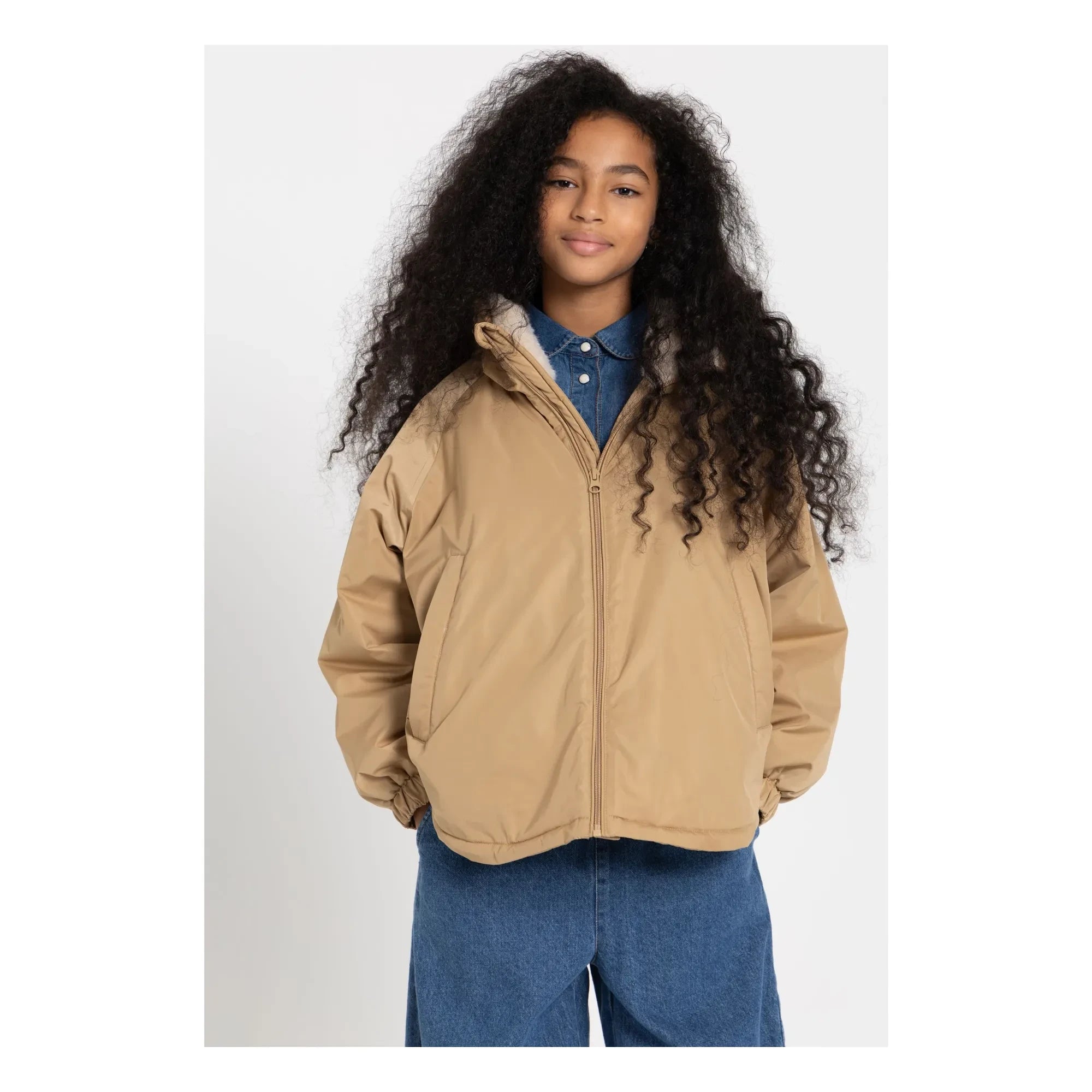 Hundred Pieces - Chaqueta repelente al agua y transpirable | Beige