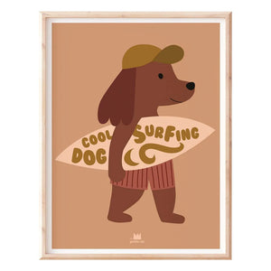 Ma petite vie - Cool Surf Hawaii Poster | Brown