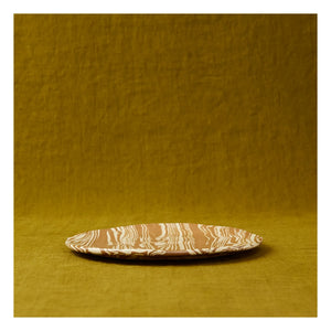 Franca Atelier - Mixed Clay Plates - Set of 2 | Brown Marble