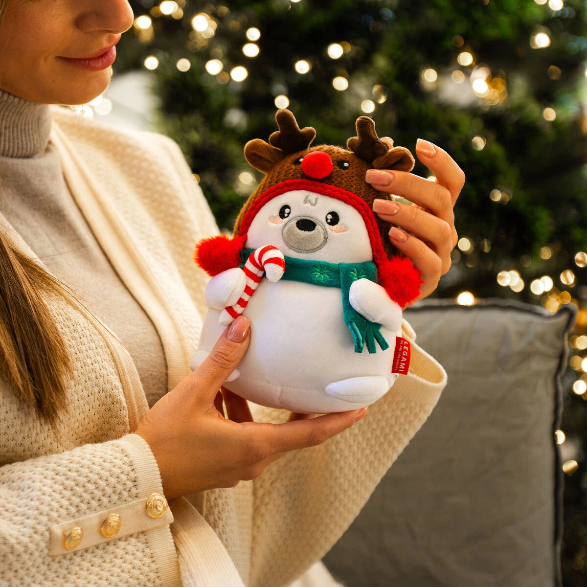 Legami - Polar Bear Noel Pelüş Oyuncak - Mini Süper Yumuşak!