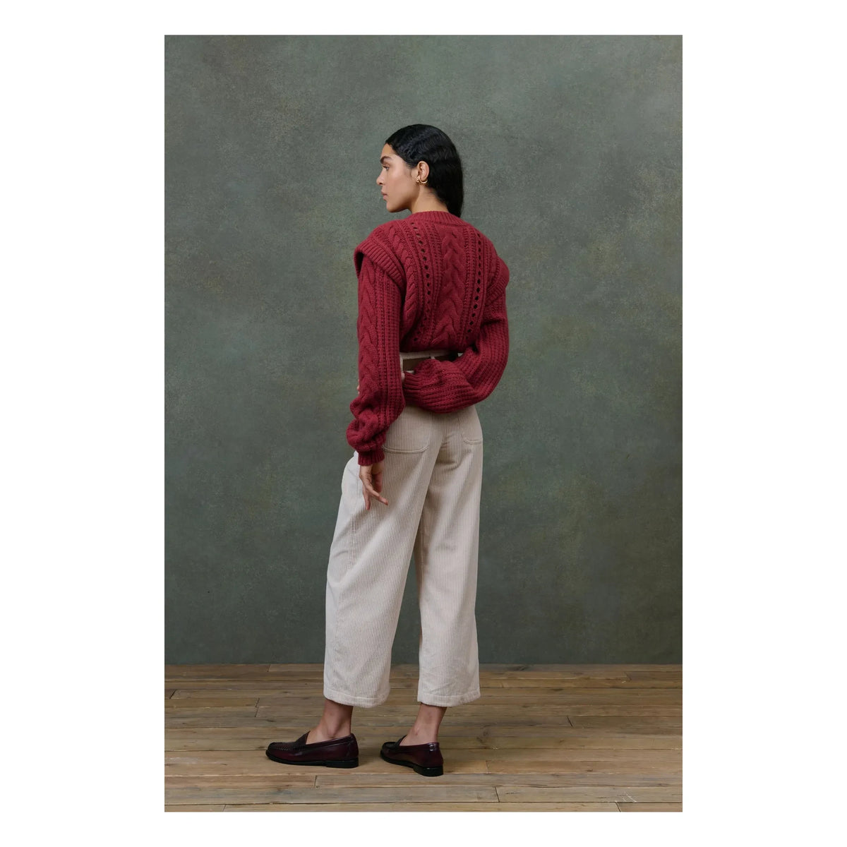 Louise Misha - Jersey Anika Laine - Colección Mujer | Rojo