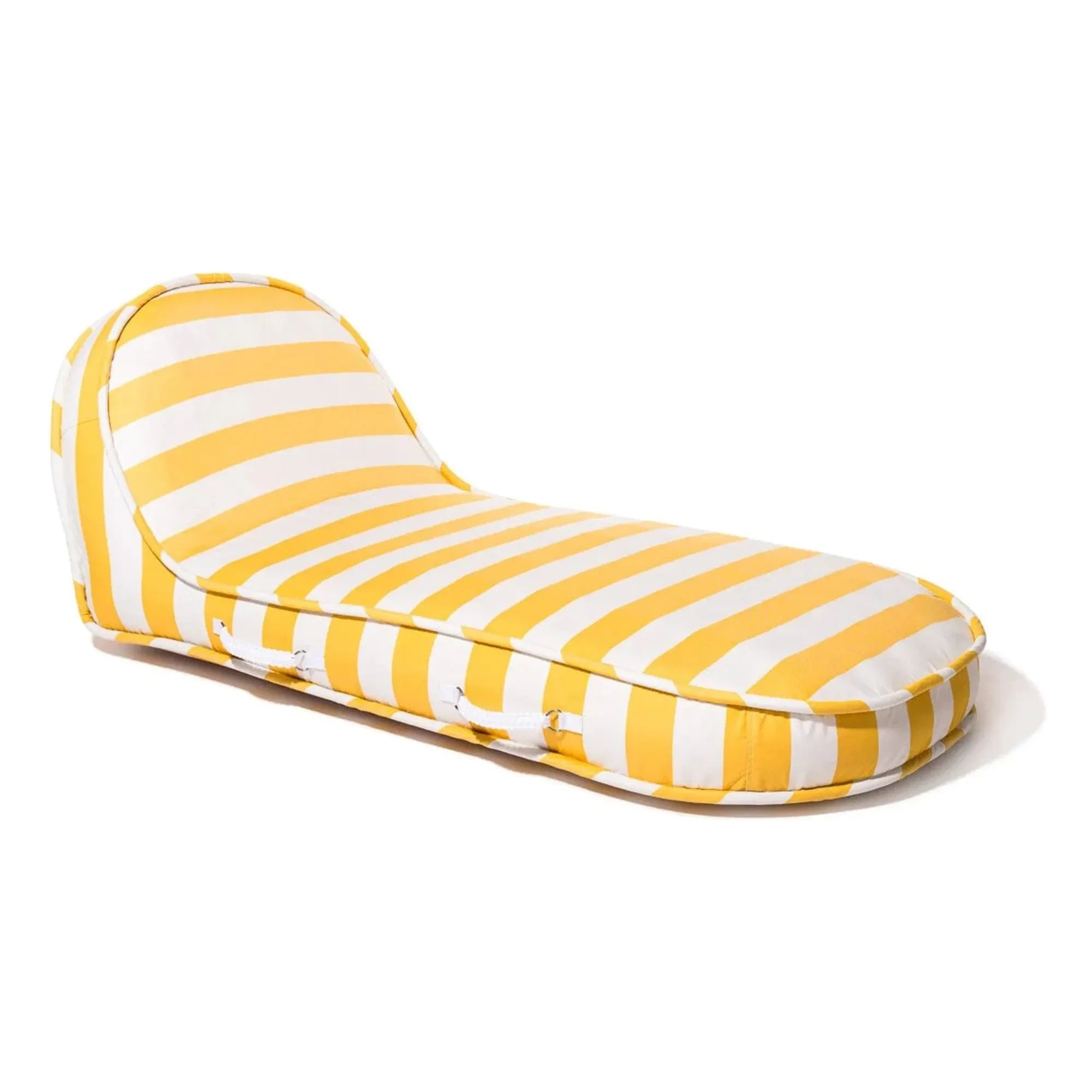 Business & Pleasure Co. - Cama de piscina a rayas | Amarillo
