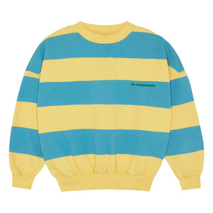 The Campamento - Oversize Çizgili Sweat | Sarı