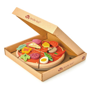 Tender Leaf Toys - Hölzerne Pizzaparty