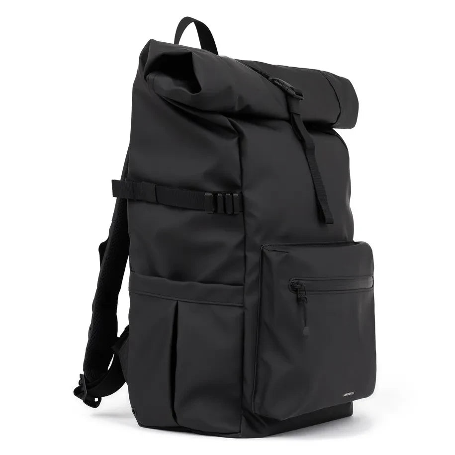 Sandqvist - Mochila Rolltop 16 | Negro