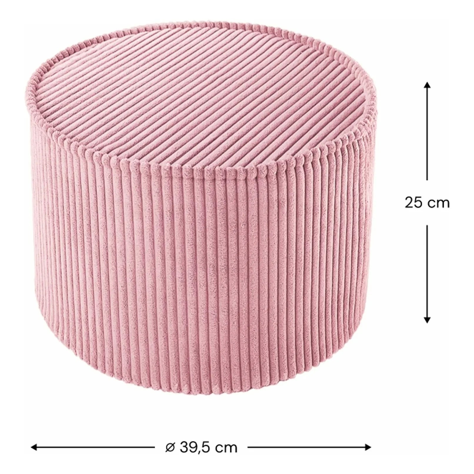Wigiwama - Velvet Pouf | Pink