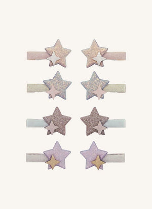 Mimi & Lula - 8'li Starlight Glitter Tokası Seti | Pembe