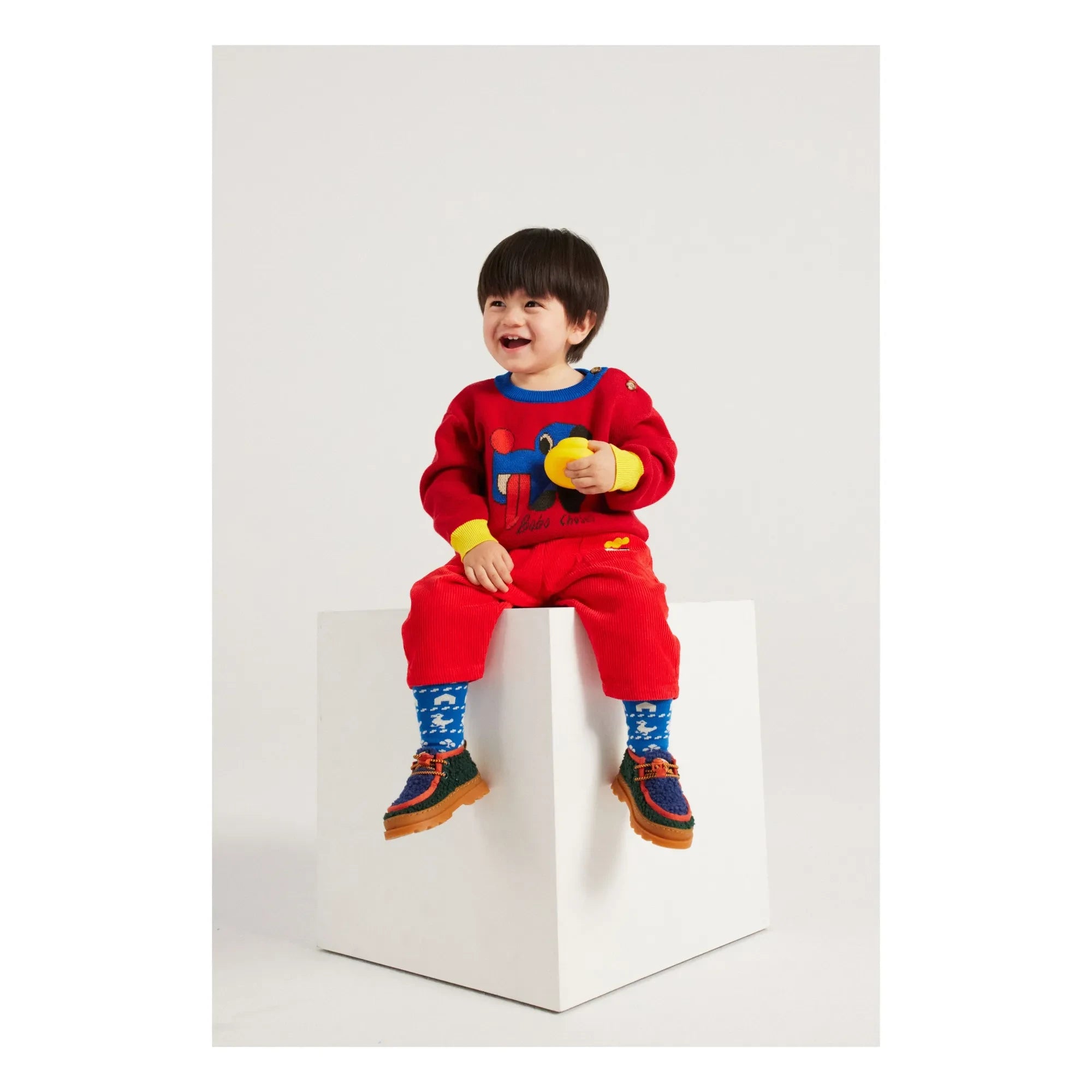 Bobo Choses - Wallabee Sherpa Derby Schuhe - Bobo Choses x Camper | Grün