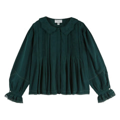 Emile et Ida - Blusa Vintage Elisabeth | Verde Bosque