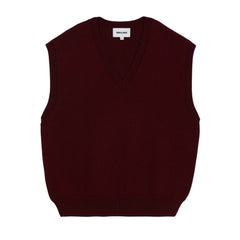 Smallable Woman - Elina Sleeveless Merino Wool Sweater | Maroon