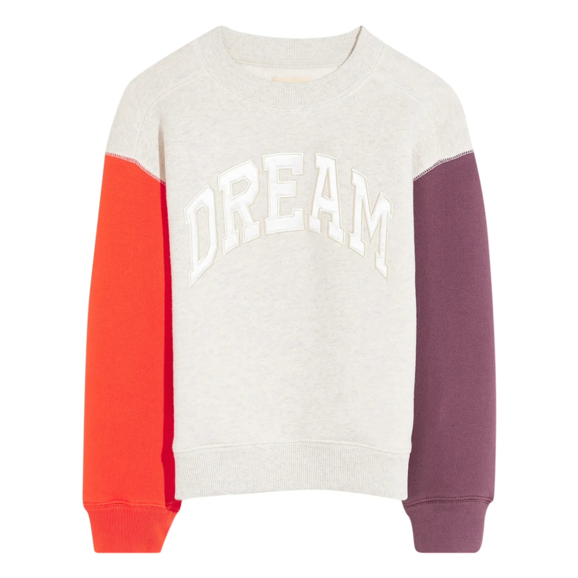 Bellerose - Fadol Renk Bloklu sweatshirt | Gri melanj