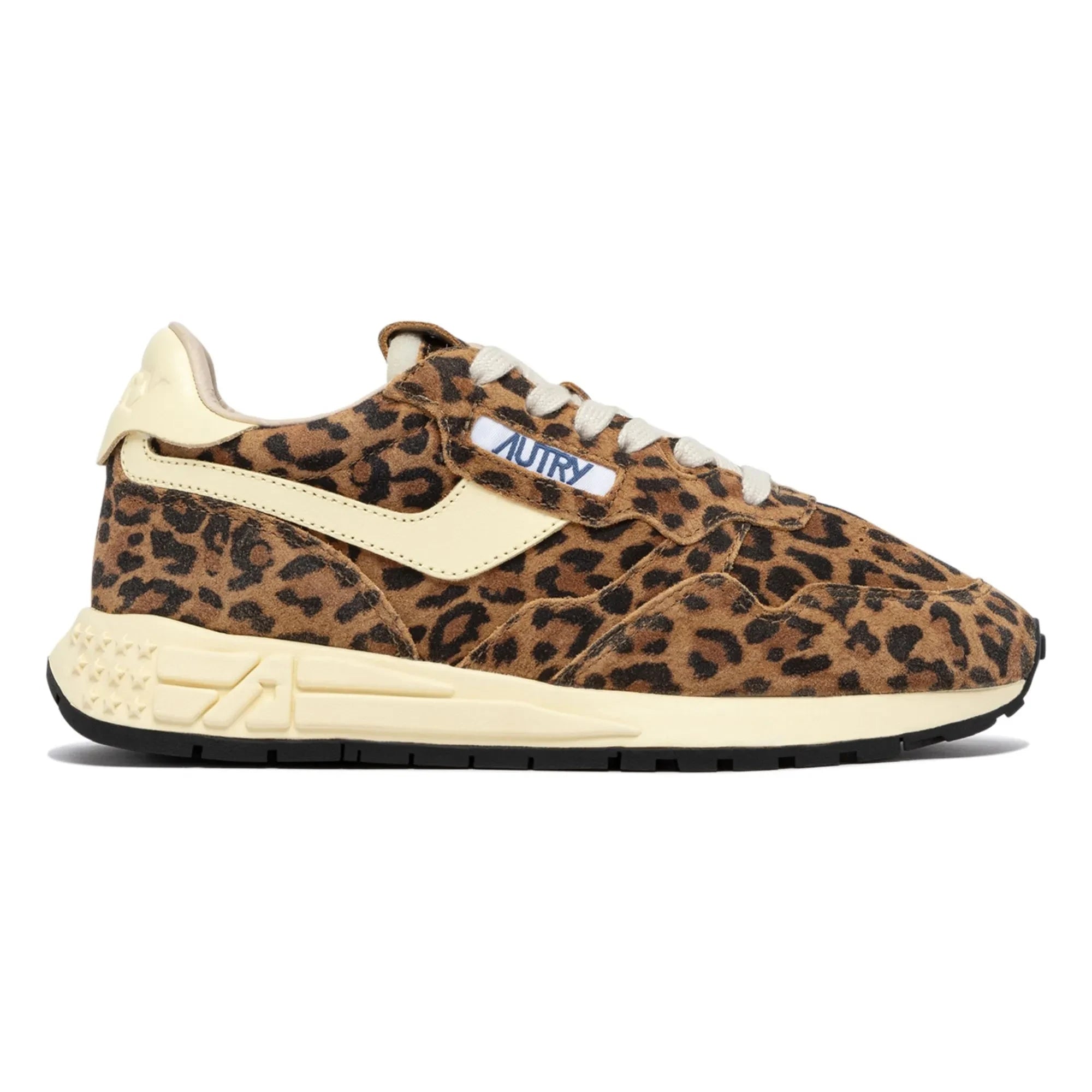 Autry - Reelwind Leopar Süet Sneakers | Kahverengi