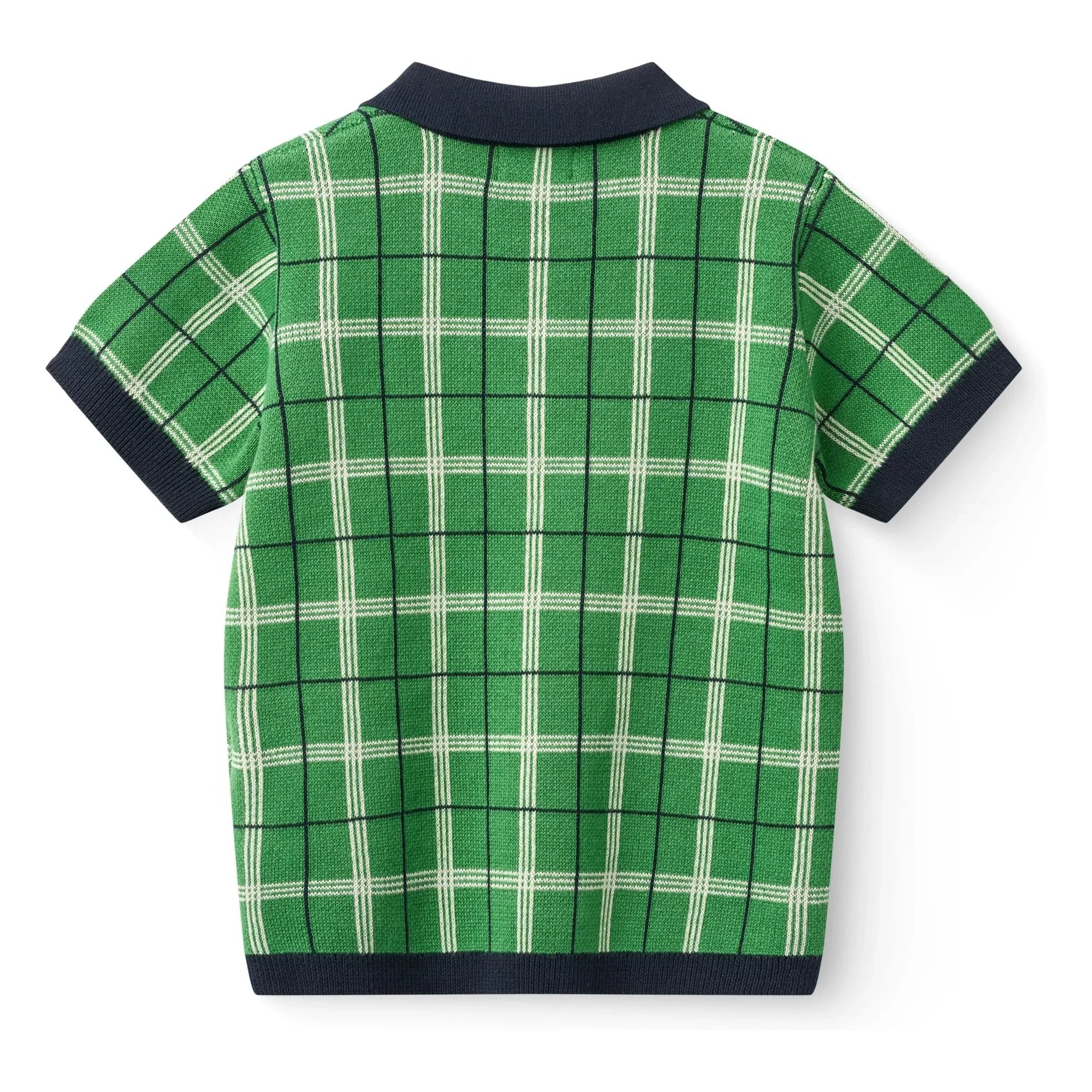Copenhagen Colors - Organik pamuklu triko polo gömlek | Meadow Green