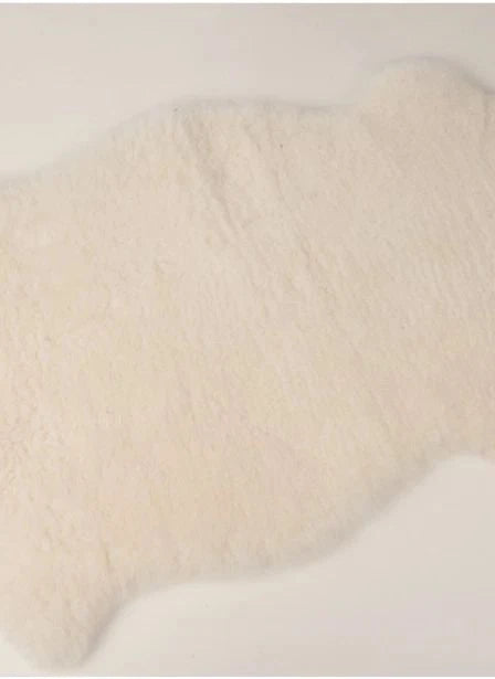 Kaiser - Mimosa Koyun Derisi Halı 90-100 cm | Beyaz