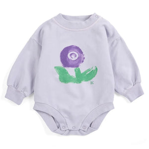 Bobo Choses - Body de algodón orgánico con estampado de flores | Lavanda