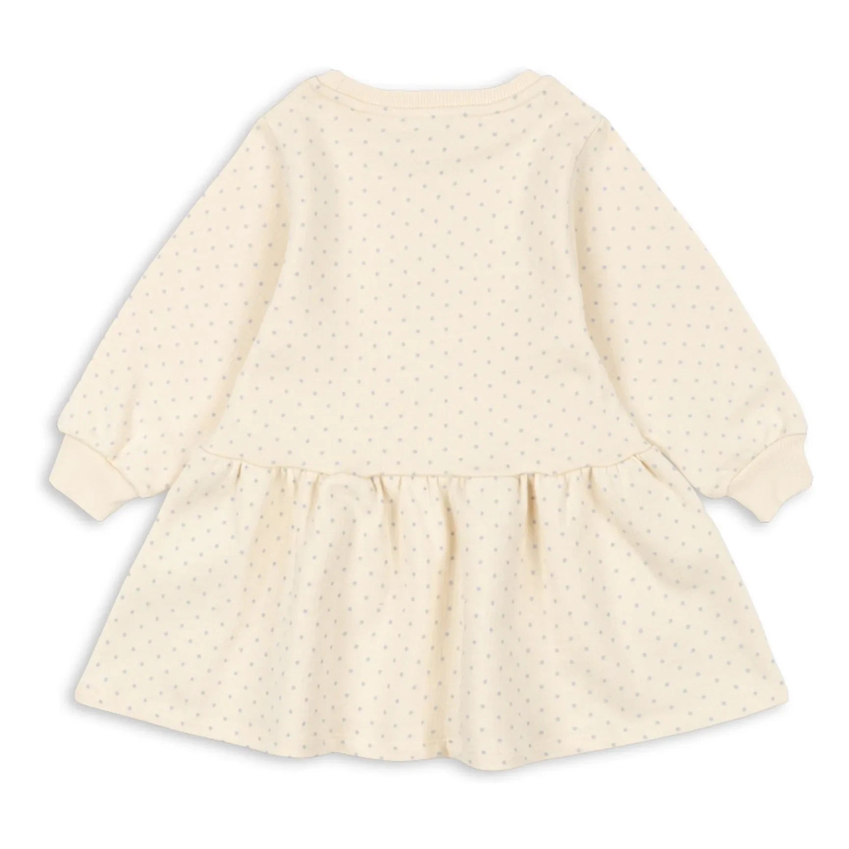 Konges Sløjd - Loupy Pois Bio-Baumwoll-Sweatkleid | Ecru