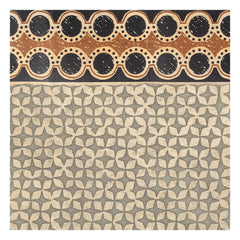 Le Monde Sauvage - Superfrise Blossom Tokyo - 9-Blätter Set | Schwarz