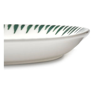 Serax - Baazar ovale Servierplatte, Waww La Table - 2er Set | Grün