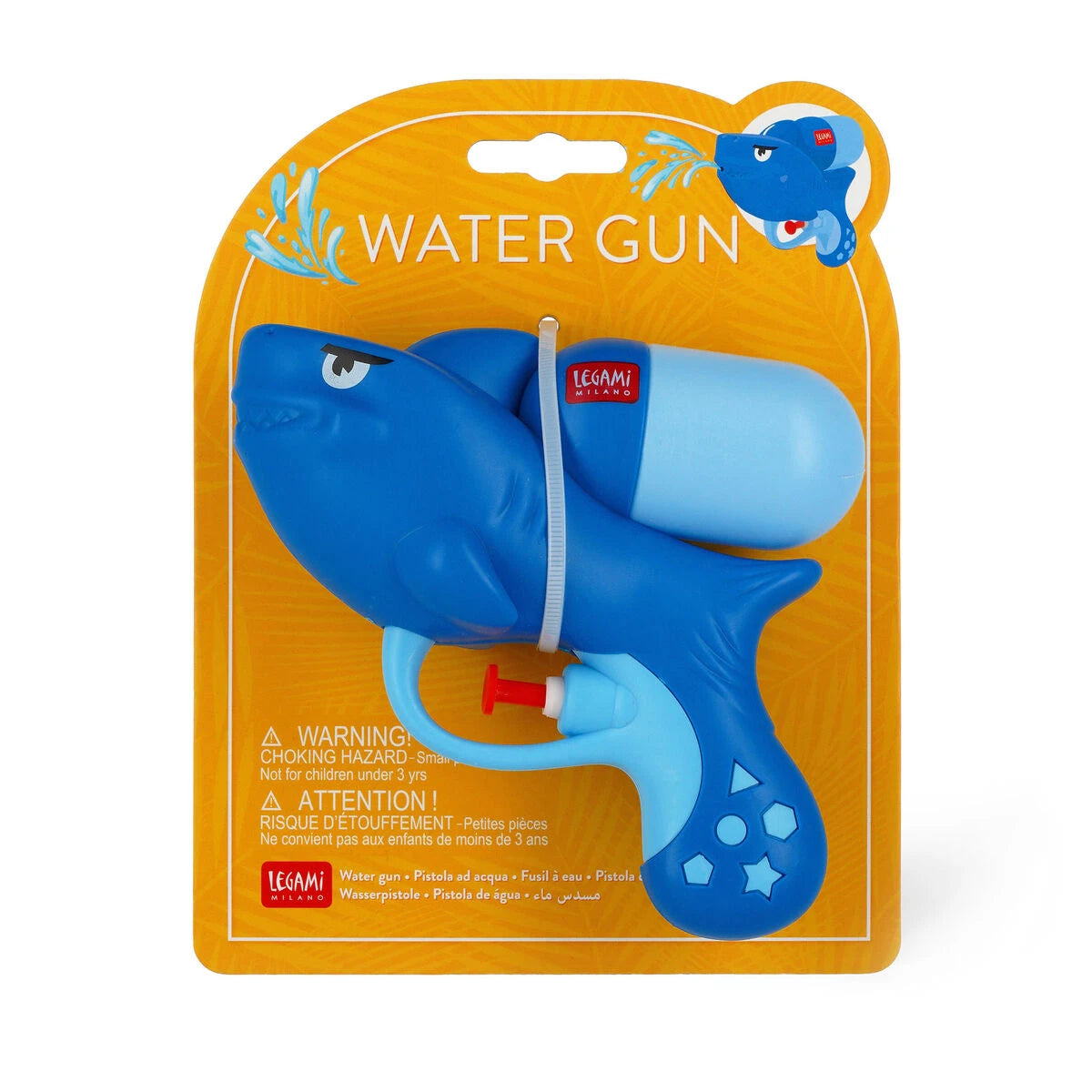Legami - Pistola de Agua de Tiburón para Niños - Pistola de Agua